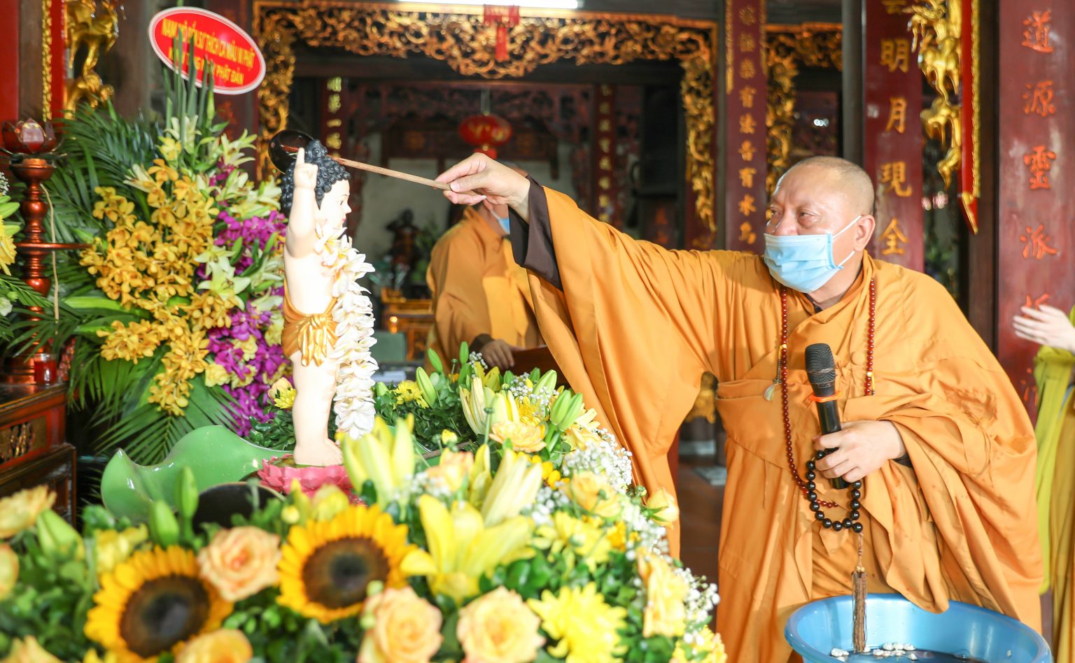 Hà Nội: Đại lễ Phật Đản PL.2565 tại chùa Liên Phái
