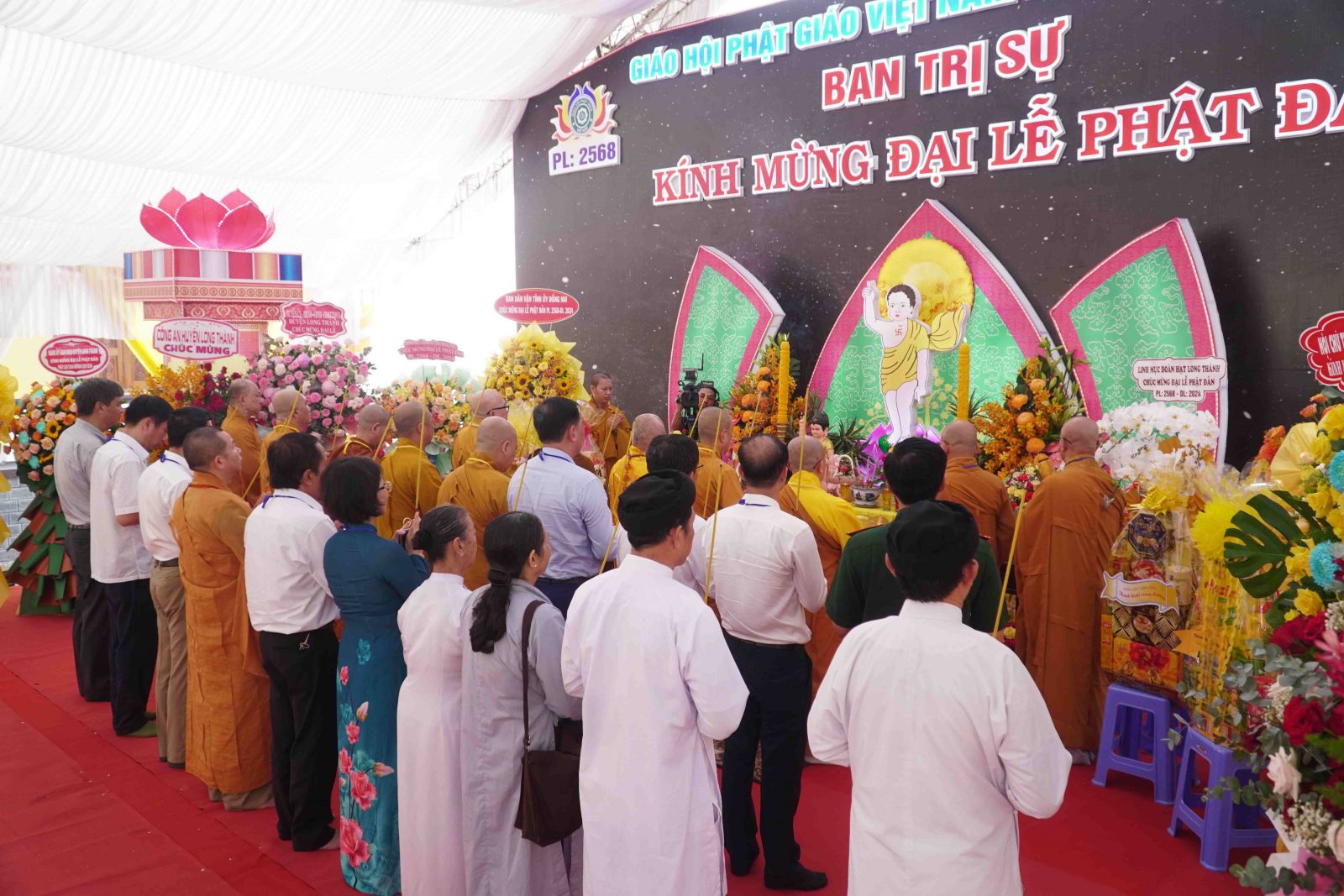 Đồng Nai: Ban Trị sự GHPGVN huyện Long Thành trang nghiêm tổ chức Đại lễ Phật Đản PL.2568 – DL.2024
