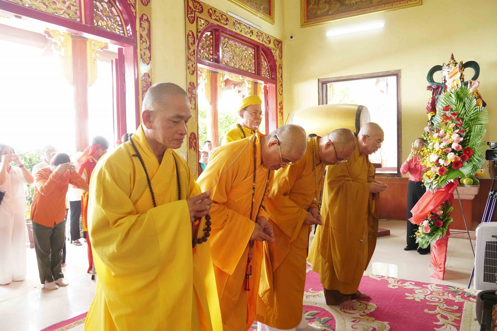Vĩnh Cửu: Dâng hương lễ giỗ Quốc tổ Hùng Vương tại Nam Minh Điện