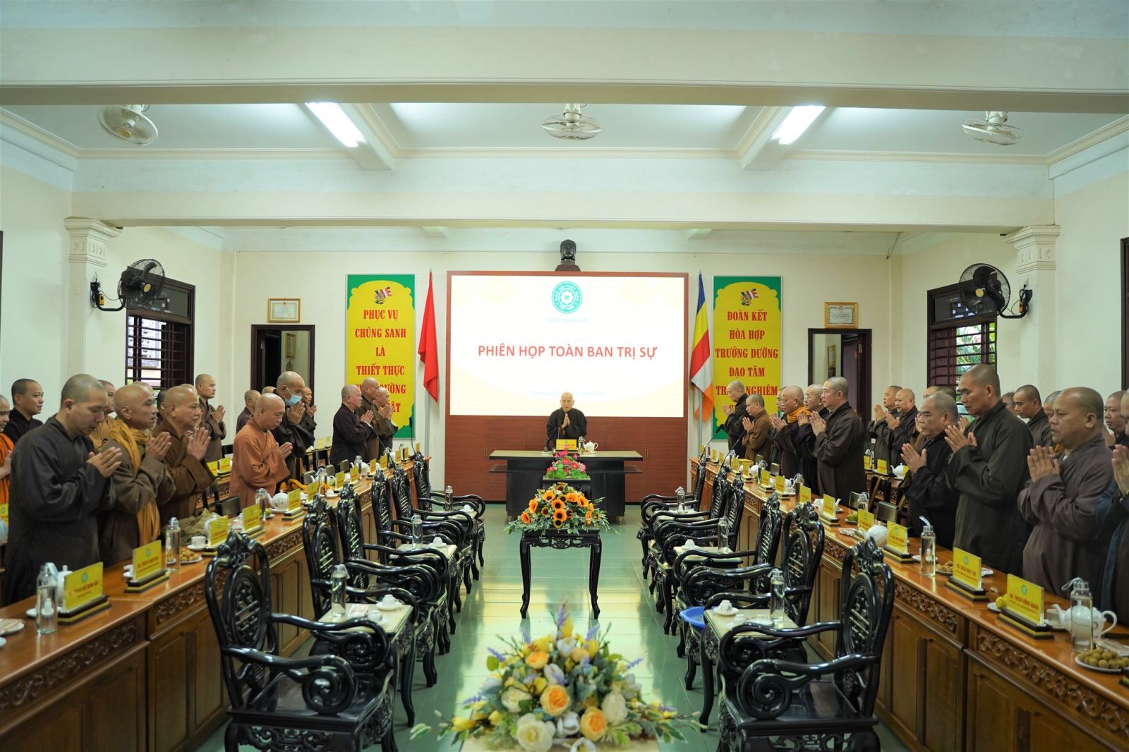 Thừa Thiên Huế: Ban Trị sự GHPGVN tỉnh nhiệm kỳ mới tổ chức phiên họp toàn ban