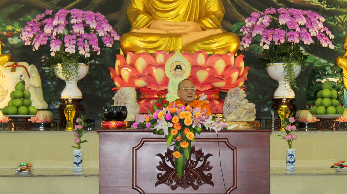 Hòa thượng Thích Bửu Chánh thuyết giảng chủ đề TU ĐÚNG TU SAI tại học viện Phật giáo cơ sở II