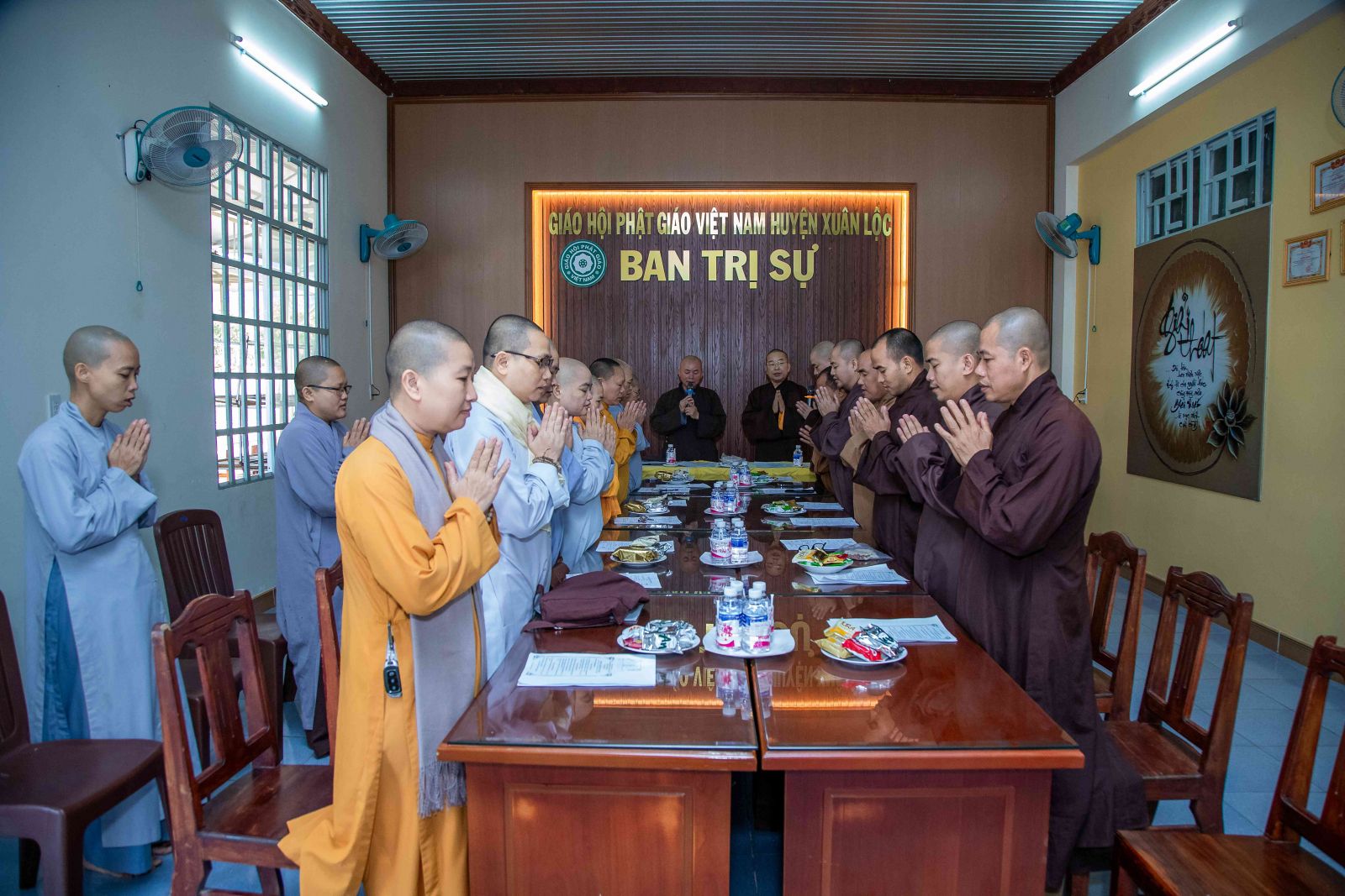 Xuân Lộc: Ban Trị sự GHPGVN huyện Xuân Lộc thống nhất kế hoạch Phật sự cuối năm 2023 đón Xuân Giáp Thìn