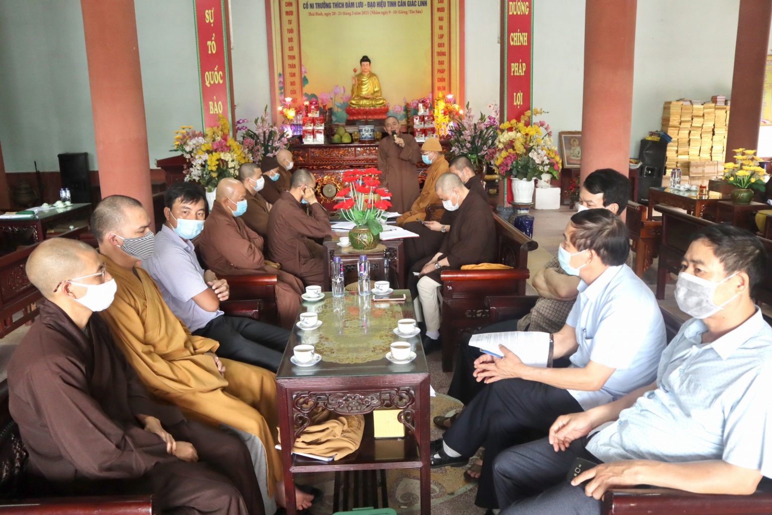 Thái Bình: Triển khai kế hoạch tổ chức Đại lễ Phật đản và khởi công xây dựng trụ sở Ban Trị sự
