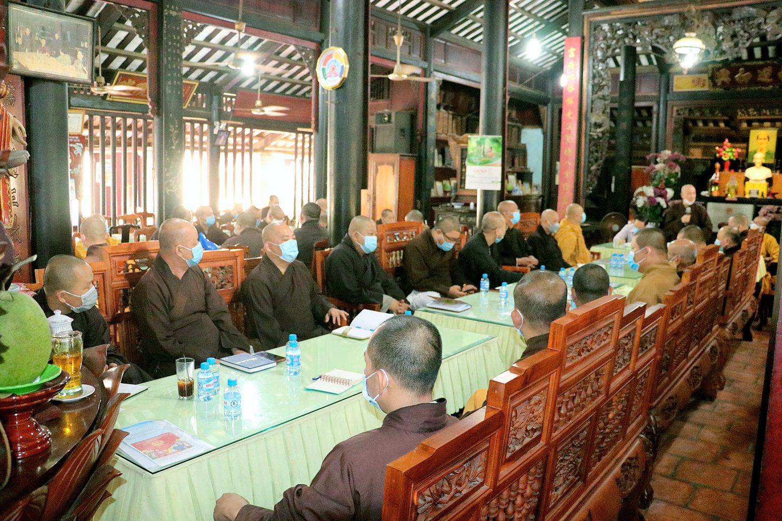 Bình Dương: Thường trực Ban Trị sự PG tỉnh họp bàn công tác chuẩn bị Đại lễ Phật Đản và An cư Kiết hạ PL.2565
