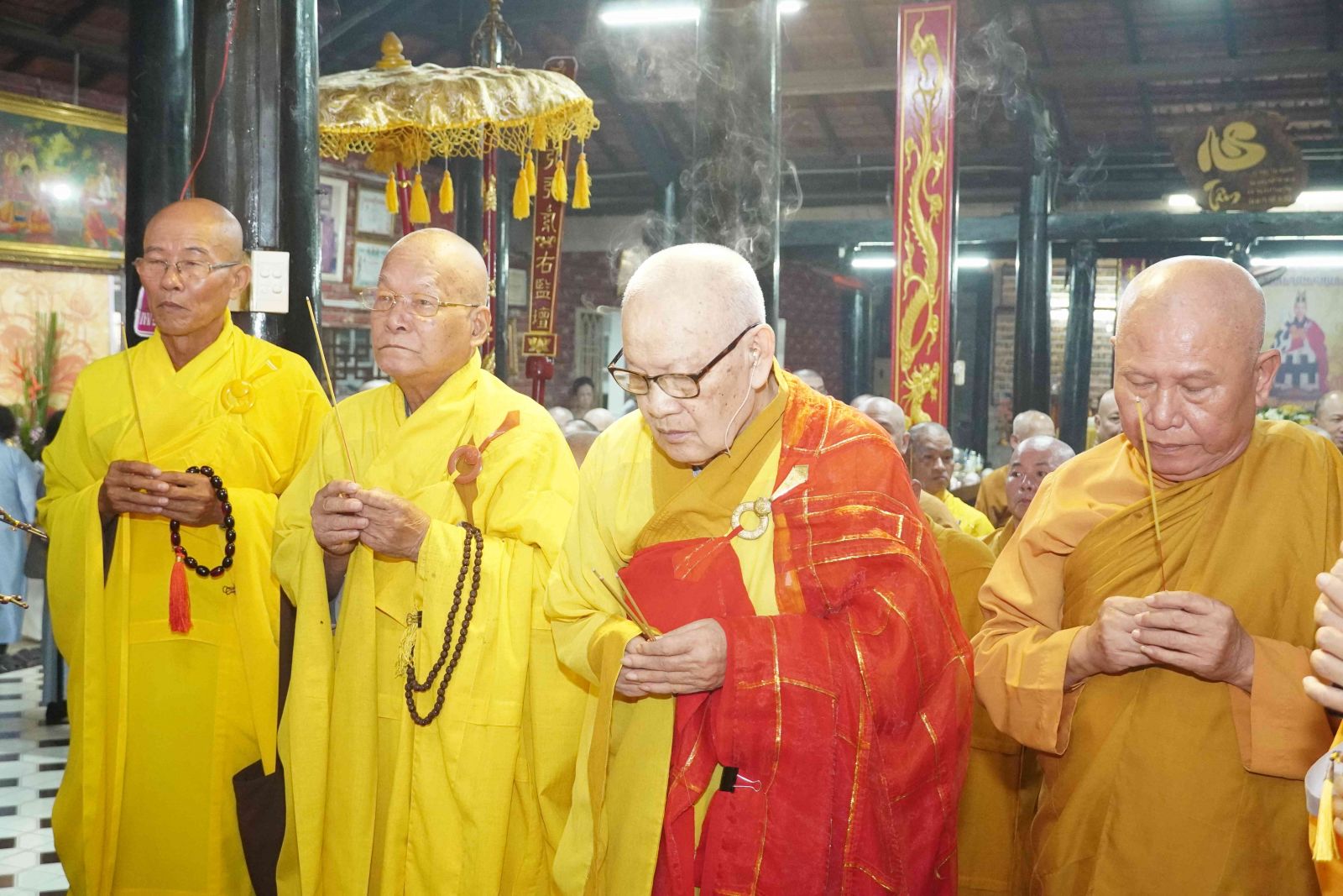 Biên Hòa: Chùa Thanh Long trang nghiêm tổ chức lễ hiệp kỵ chư vị tổ sư khai sơn tạo tự
