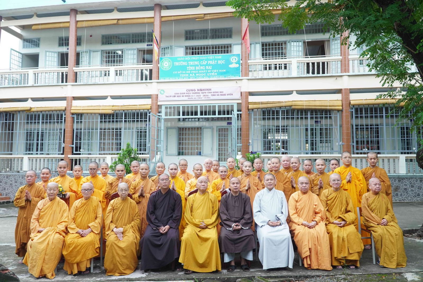 Đồng Nai: Ban Giám Hiệu trường Trung Cấp Phật Học tỉnh Đồng Nai đến thăm các cơ sở tu học của Tăng Ni sinh