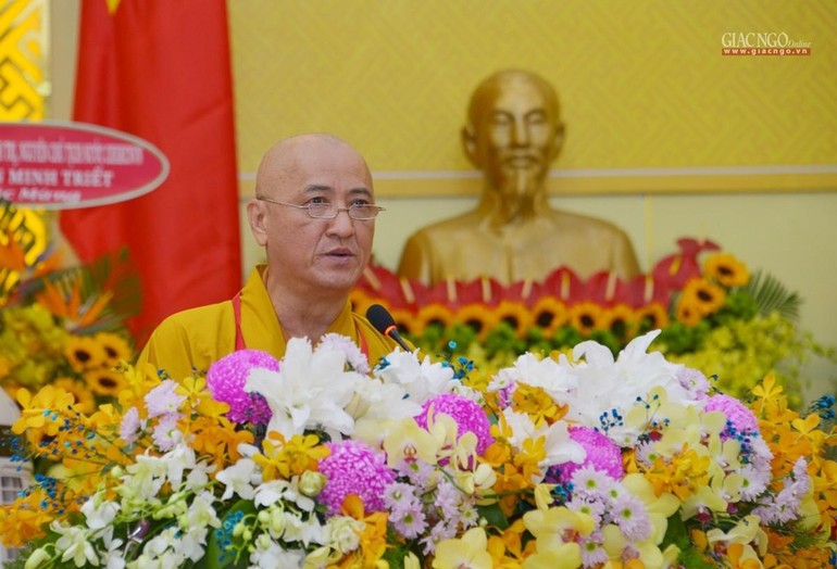 BR-VT: Hòa thượng Thích Huệ Thông được công cử đồng Trưởng BTC Đại hội Phật giáo tỉnh Bà Rịa - Vũng Tàu