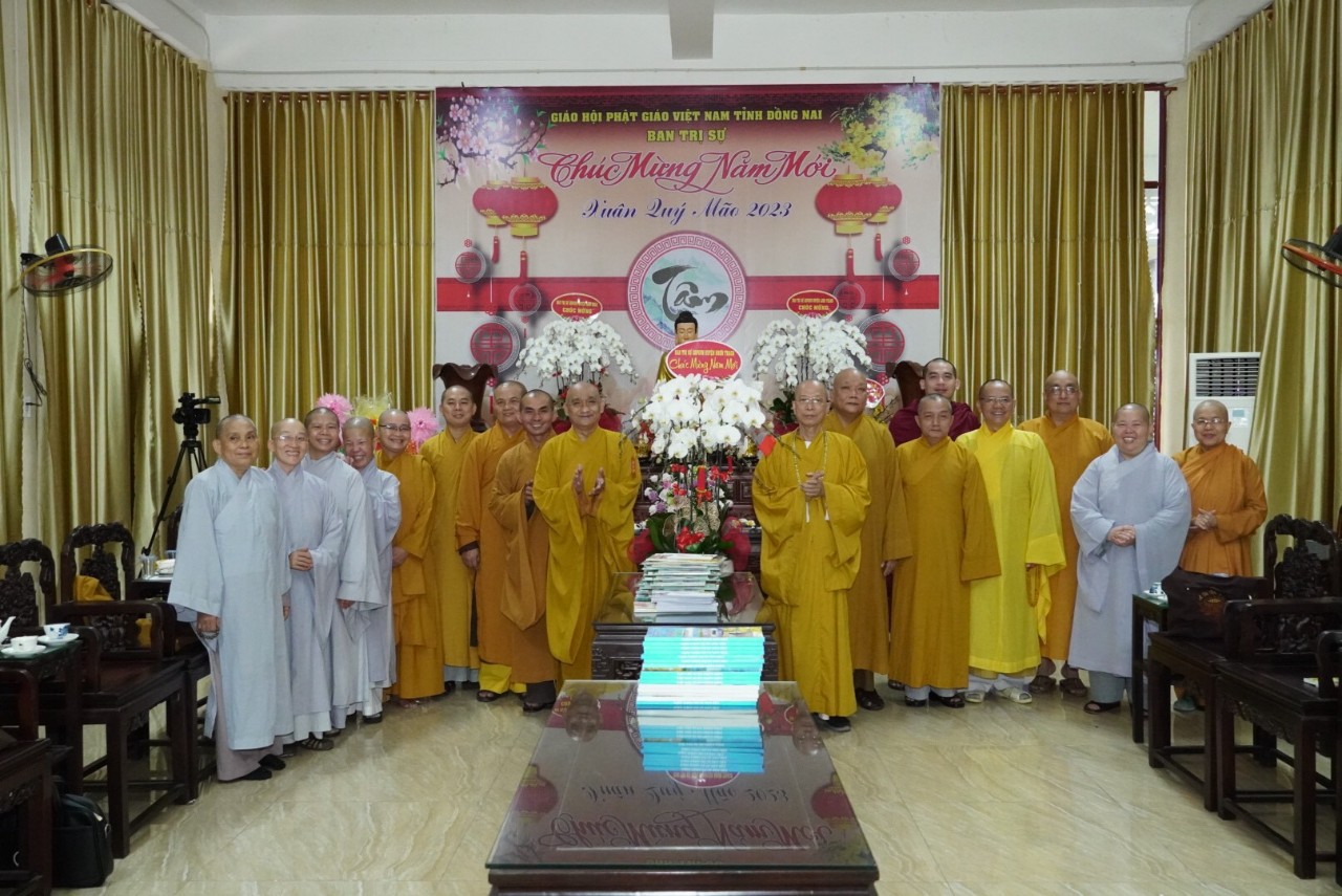 Đồng Nai: BTS GHPGVN huyện Nhơn Trạch tổ chức đoàn thăm và chúc Tết Ban Trị sự GHPGVN tỉnh - Ban Tôn giáo tỉnh và các Tự Viện Phật giáo trên địa bàn huyện
