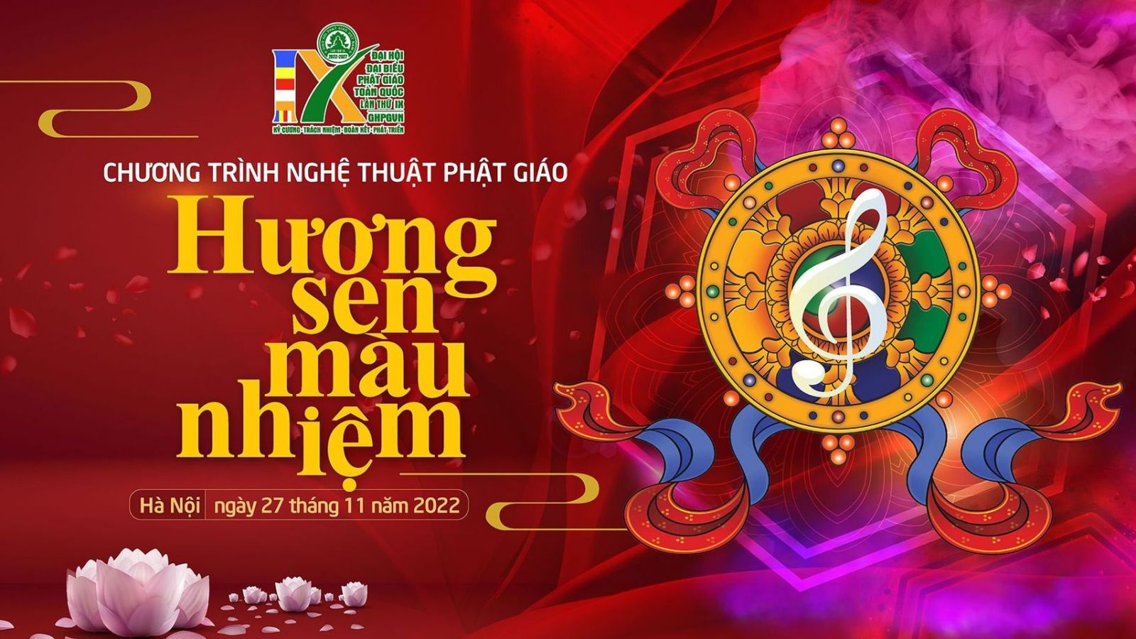 Trực tiếp: Chương trình Đại Nhạc Hội Chào mừng Đại Hội Phật Giáo Toàn Quốc lần thứ IX - Nhiệm kỳ 2022 - 2027