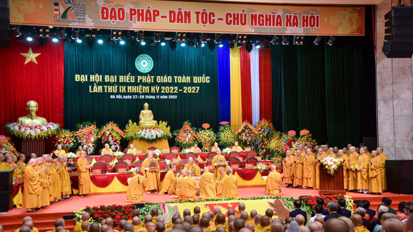 Lễ suy tôn Đức Pháp chủ và phiên bế mạc Đại hội Phật giáo toàn quốc IX nhiệm kỳ 2022-2027