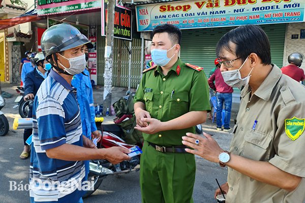 TP.Biên Hòa: Kiểm soát chặt người ra, vào các phường đang phong tỏa
