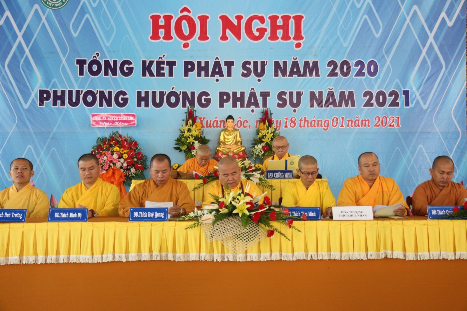 Đồng Nai: Hội nghị Tổng kết Công tác Phật sự 2020 của BTS GHPGVN huyện Xuân Lộc
