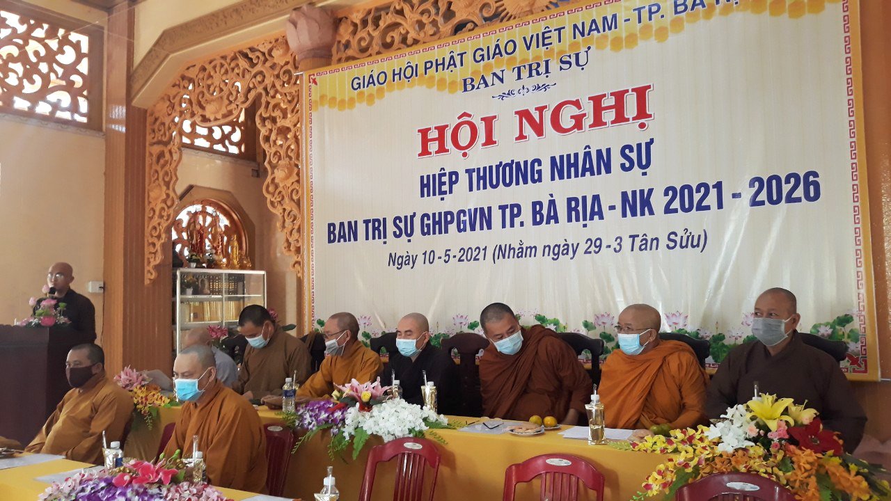 BR-VT: Phật giáo TP.Bà Rịa tổ chức hội nghị Hiệp thương nhân sự nhiệm kỳ 2021 – 2026
