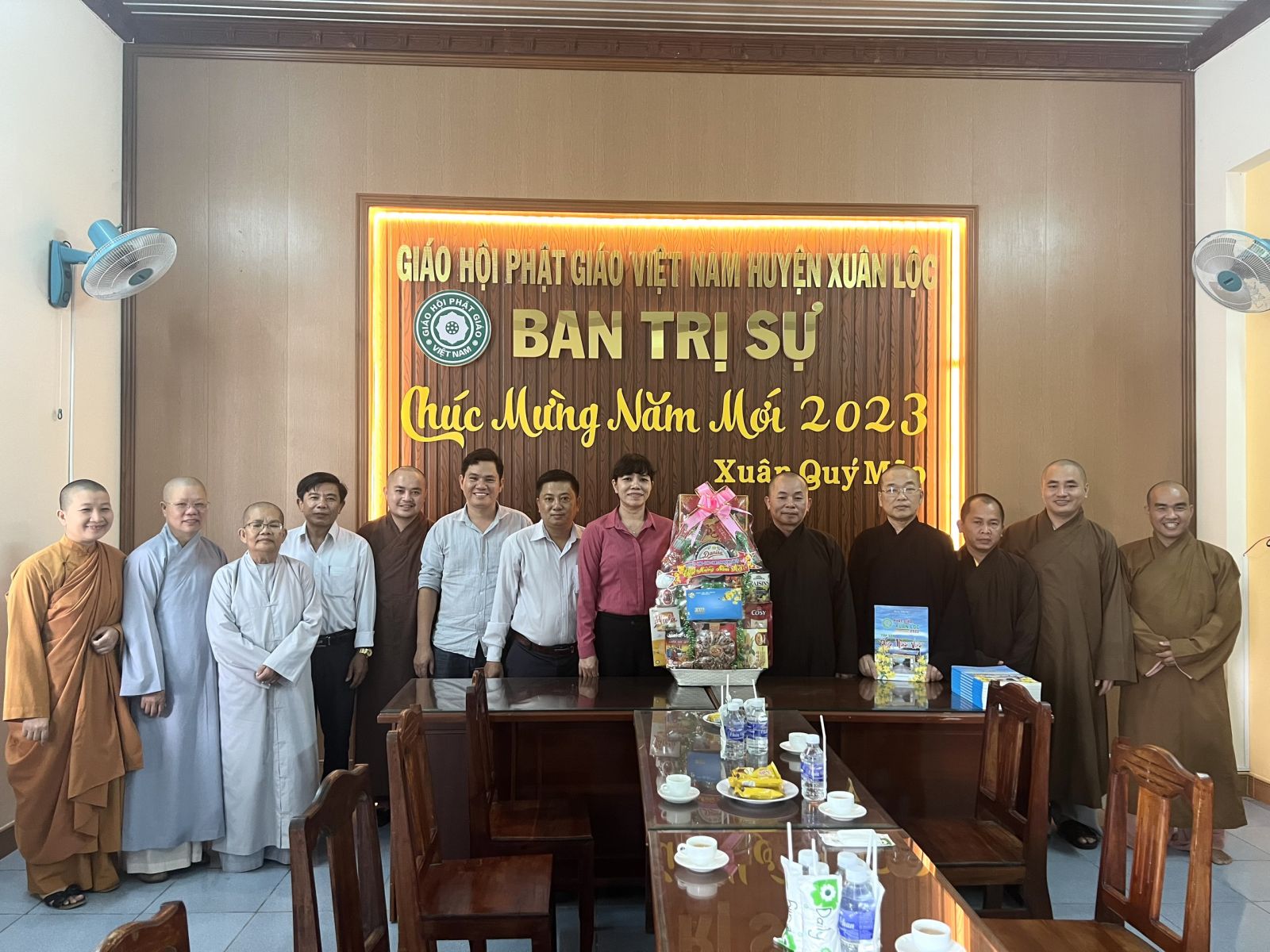Đồng Nai: Chính Quyền huyện Xuân Lộc chúc Tết Ban Trị sự GHPGVN huyện Xuân Lộc
