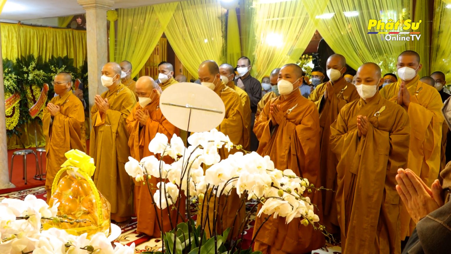 Hà Nội: Phái đoàn đại diện Thiền phái Trúc Lâm và các phái đoàn viếng tang Đức Pháp chủ GHPGVN