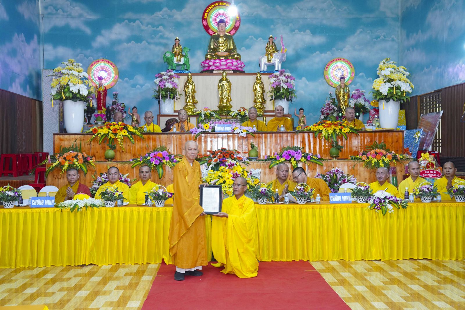 Đồng Nai: Lễ Công bố Quyết định Bổ nhiệm Đại đức Thích Chánh Hạnh tân Trụ trì Chùa Thiên Bình, phường Bình Lộc