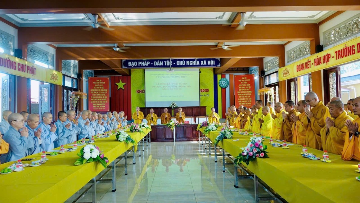 Đồng Nai: Văn phòng Thường trực khu vực phường Bình Phước tổng kết công tác Phật sự năm 2025 và phương hướng hoạt động Phật sự năm 2026