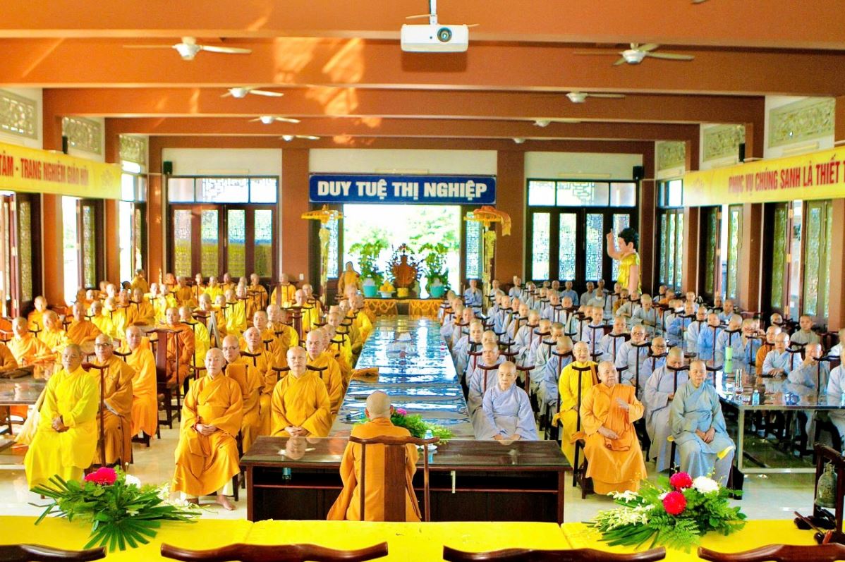 TP. Đồng Nai: Chư Tăng Ni khu vực phía Bắc tổ chức Sinh hoạt định kỳ, Bố tát - Tụng Giới mùa An cư Kiết hạ PL. 2570