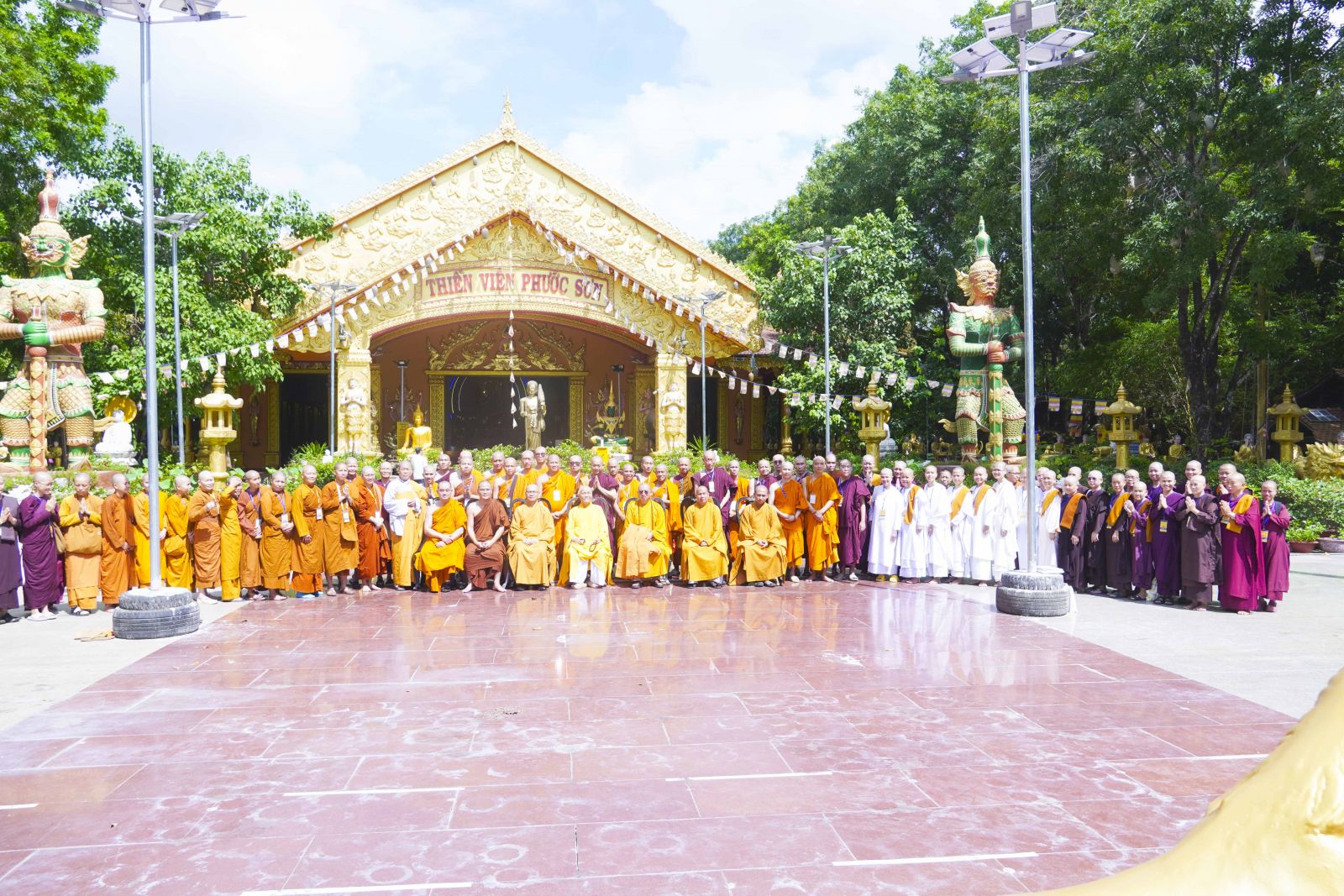 TP. Đồng Nai: Ban Giám hiệu Trường Trung cấp Phật học Đồng Nai thăm và làm việc tại Cơ sở Nam tông Thiền viện Phước Sơn