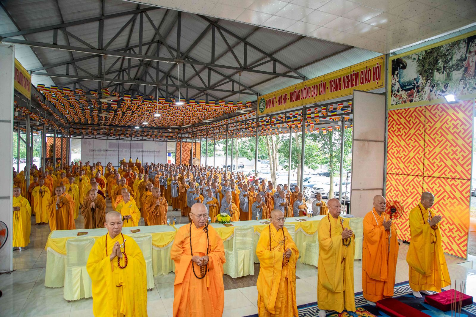 TP. Đồng Nai: Chư Tôn đức Tăng Ni Khu vực VI cử hành nghi thức Bố-tát, tụng giới kỳ cuối mùa An cư kiết hạ PL. 2570