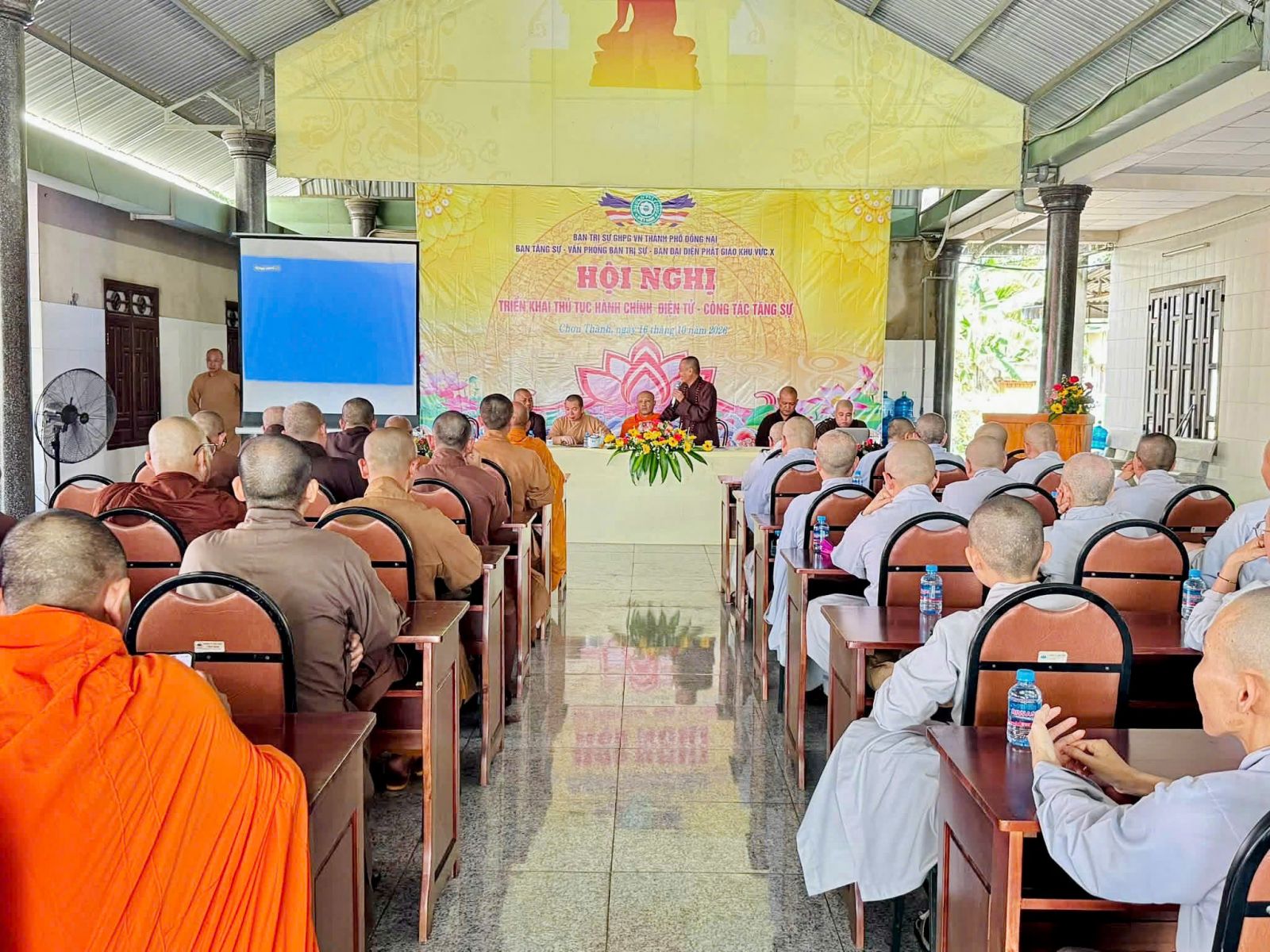Tp. Đồng Nai: Ban Trị sự Phật giáo Thành phố phối hợp cùng Ban Đại diện Phật giáo Khu vực X triển khai thủ tục hành chính điện tử và công tác Tăng sự