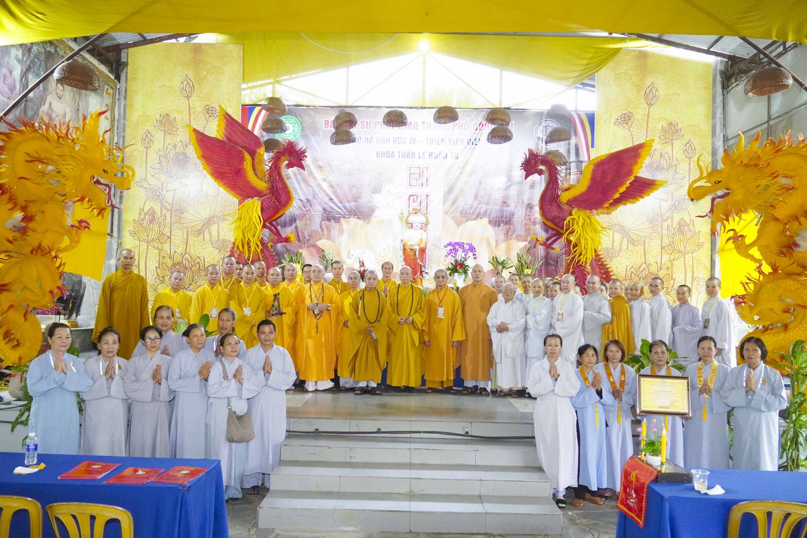 TP. Đồng Nai: Trang nghiêm Bế mạc khóa huân tu tại khu vực IV và lễ Cầu siêu các Anh hùng Liệt sĩ nhân 79 năm Ngày Thương binh - Liệt sĩ