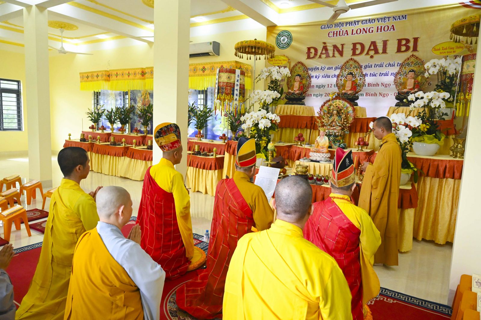 TP. Đồng Nai: Chùa Long Hoa trang nghiêm khai đàn Pháp hội trì Chú Đại Bi và Kinh Địa Tạng