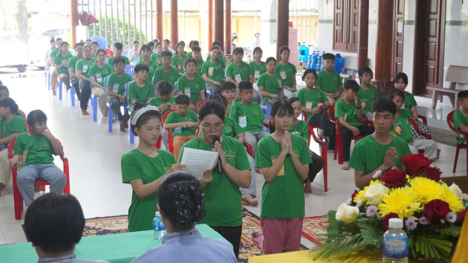TP. Đồng Nai: Chùa Vĩnh Phước, xã Tân An trang nghiêm khai mạc Khóa tu Mùa hè chủ đề 