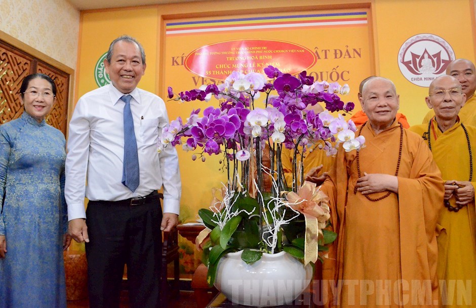 Chùa Minh Đạo thể hiện tinh thần đoàn kết, hòa hợp cộng đồng
