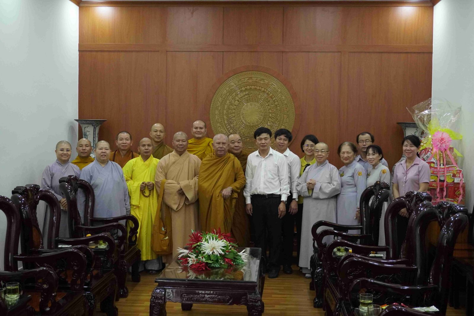 Đồng Nai: Ban Trị sự GHPGVN tỉnh đến thăm và chúc tết Ban Tôn Giáo tỉnh
