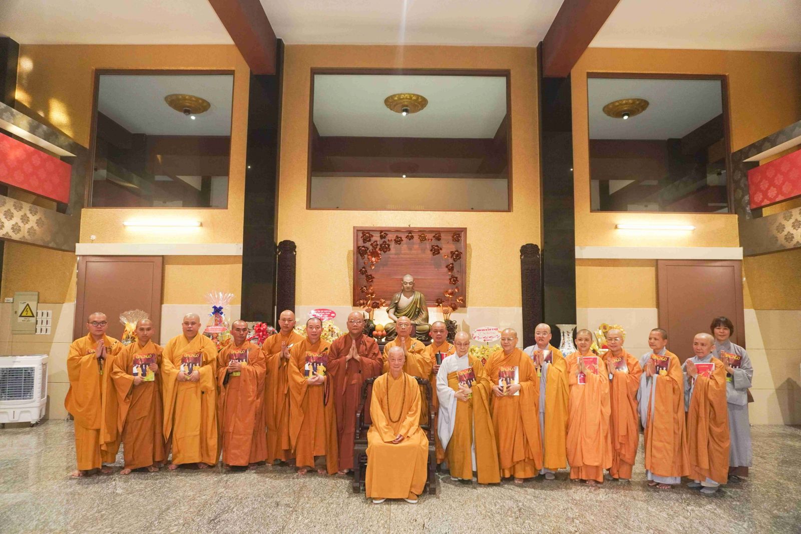 Đồng Nai: Ban Trị sự Phật giáo tỉnh đến đảnh lễ khánh tuế đức Hòa thượng Pháp chủ GHPGVN, thăm và chúc tết Ban Thường trực HĐTS