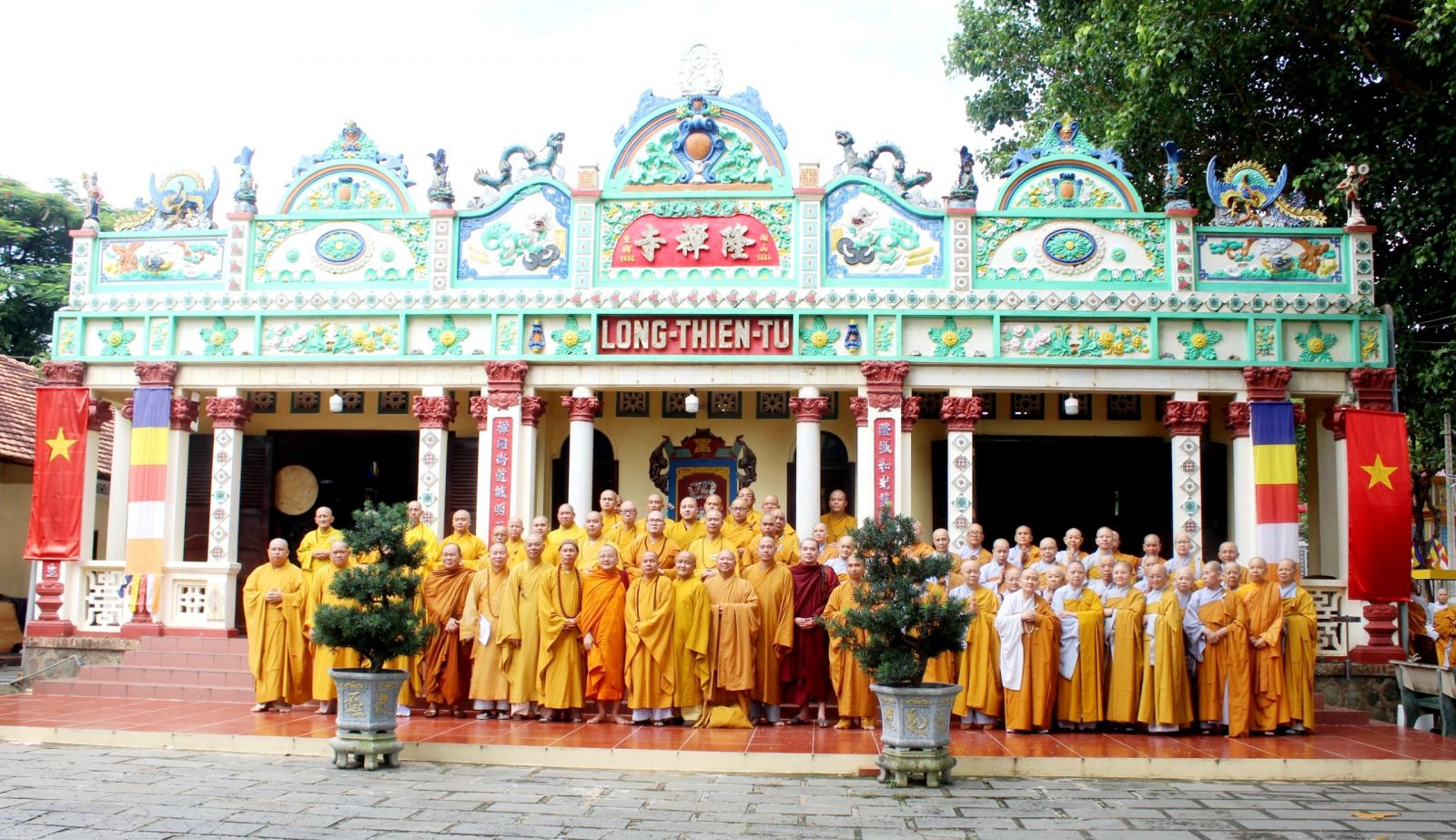 Đồng Nai: Thường trực Ban Trị sự GHPGVN tỉnh Đồng Nai đến thăm trường hạ tổ đình Long Thiền, Quốc Ân Kim Cang