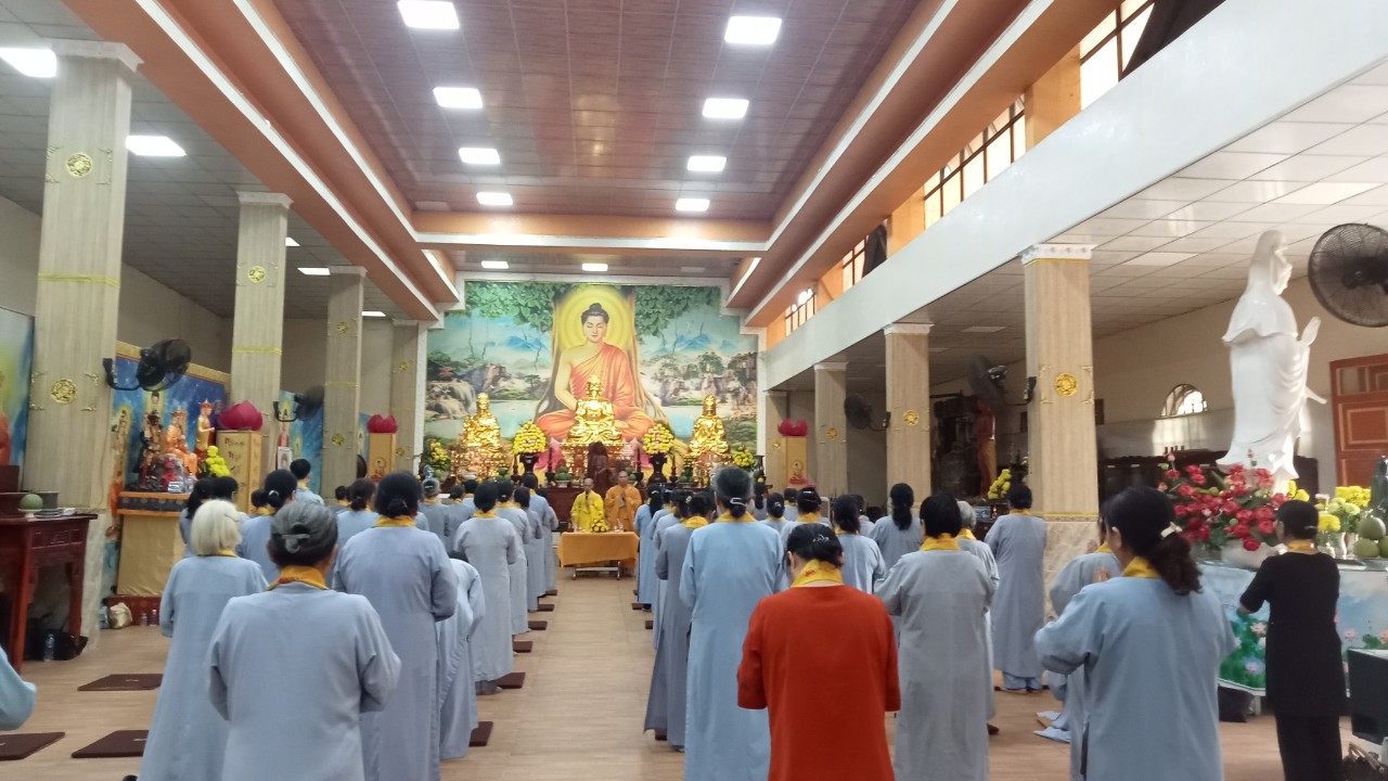Biên Hòa: Chùa Trúc Lâm Viên Nghiêm tổ chức khoá tu cuối năm Quý Mão