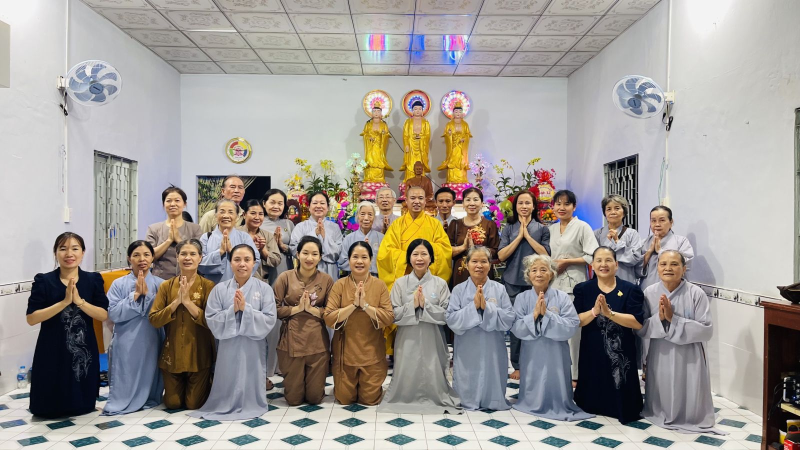Biên Hòa: Đạo tràng Viên Phong tổ chức lễ lạy ngũ bách danh nhân ngày Vía Bồ tát Quan Thế Âm đản sanh