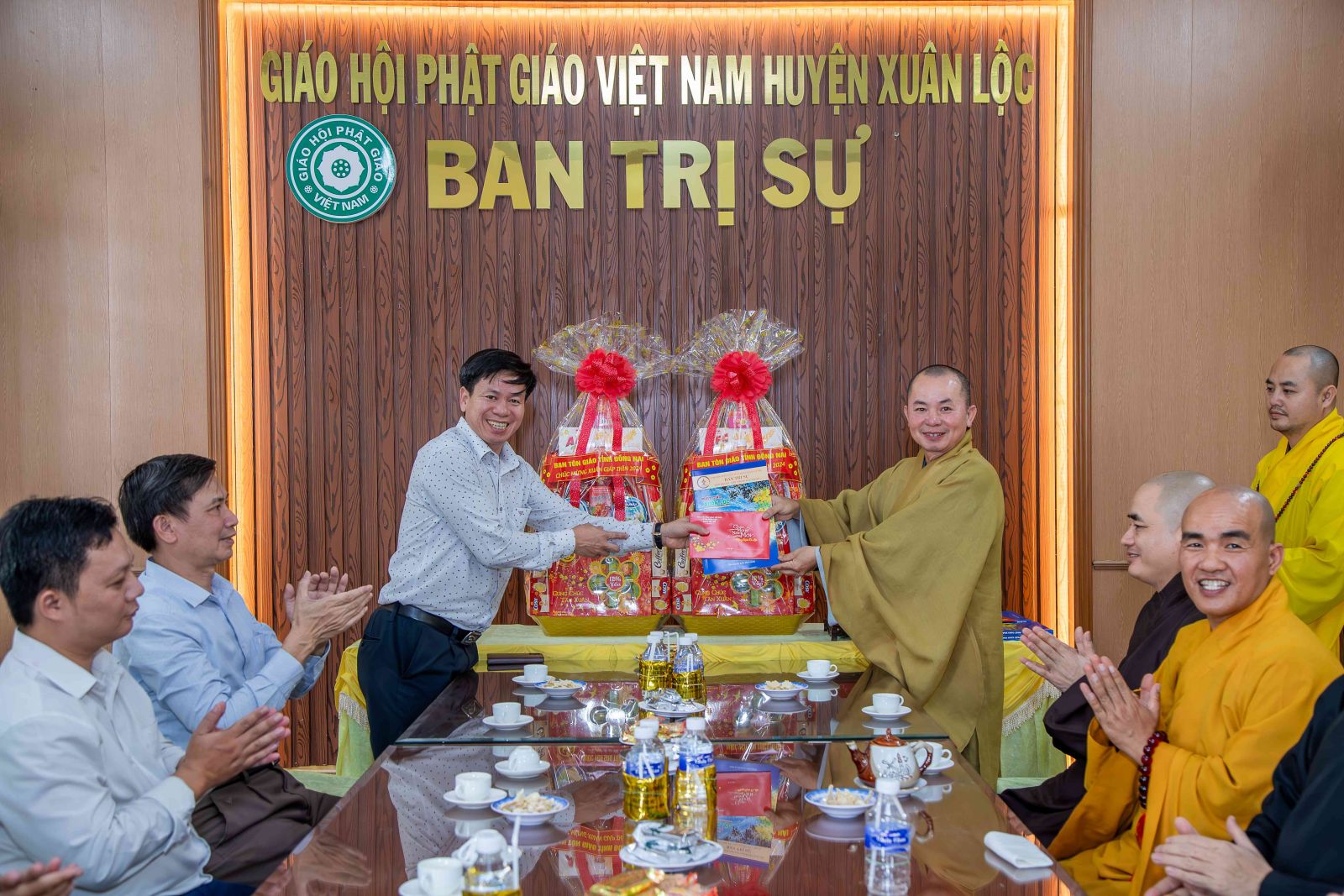 Xuân Lộc: Lãnh đạo Ban Tôn giáo tỉnh chúc tết Ban Trị sự GHPGVN huyện Xuân Lộc