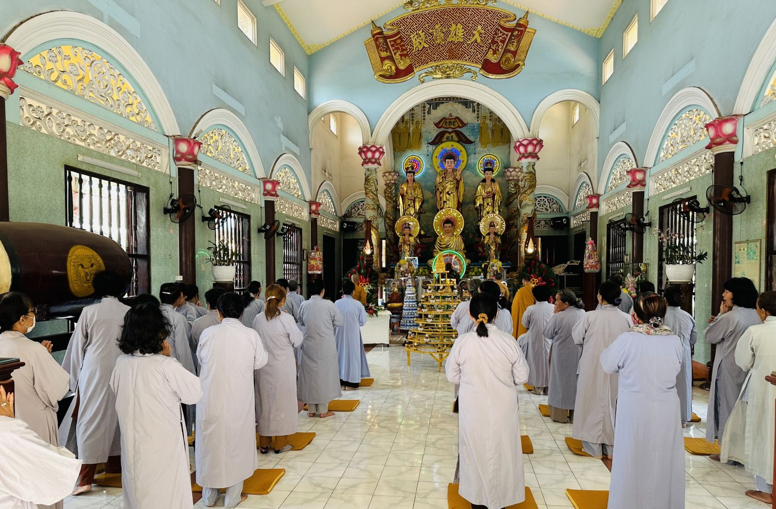 Đồng Nai: Chùa Tam Bảo tổ chức khoá tu niệm Phật một ngày lần thứ 21 