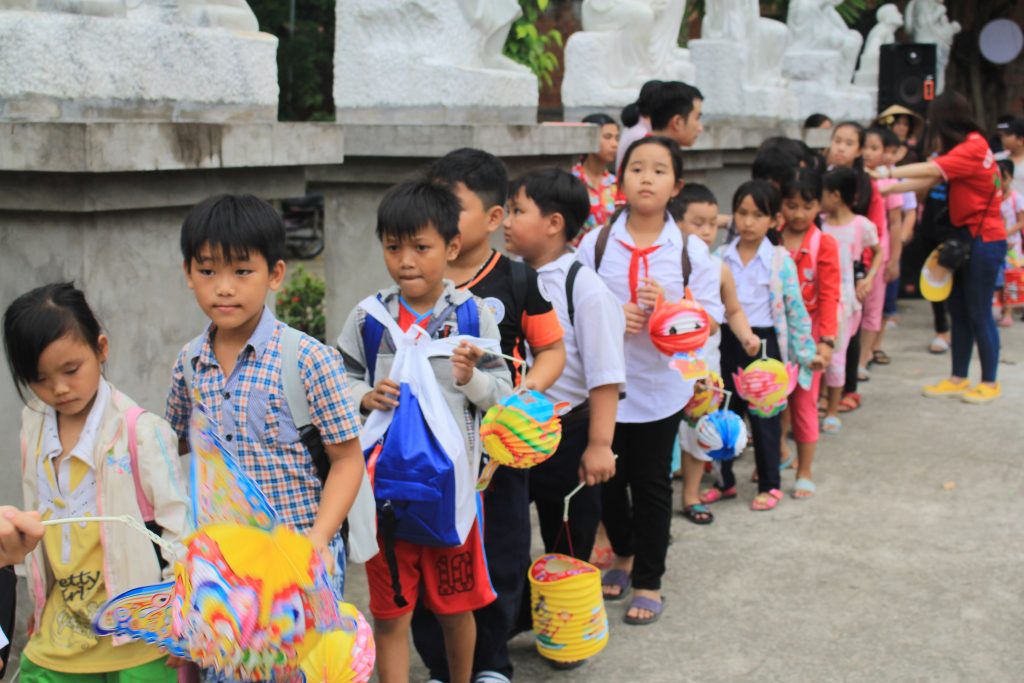 Tiền Giang: Trung Thu đến sớm tại chùa Liên Trì huyện Cái Bè
