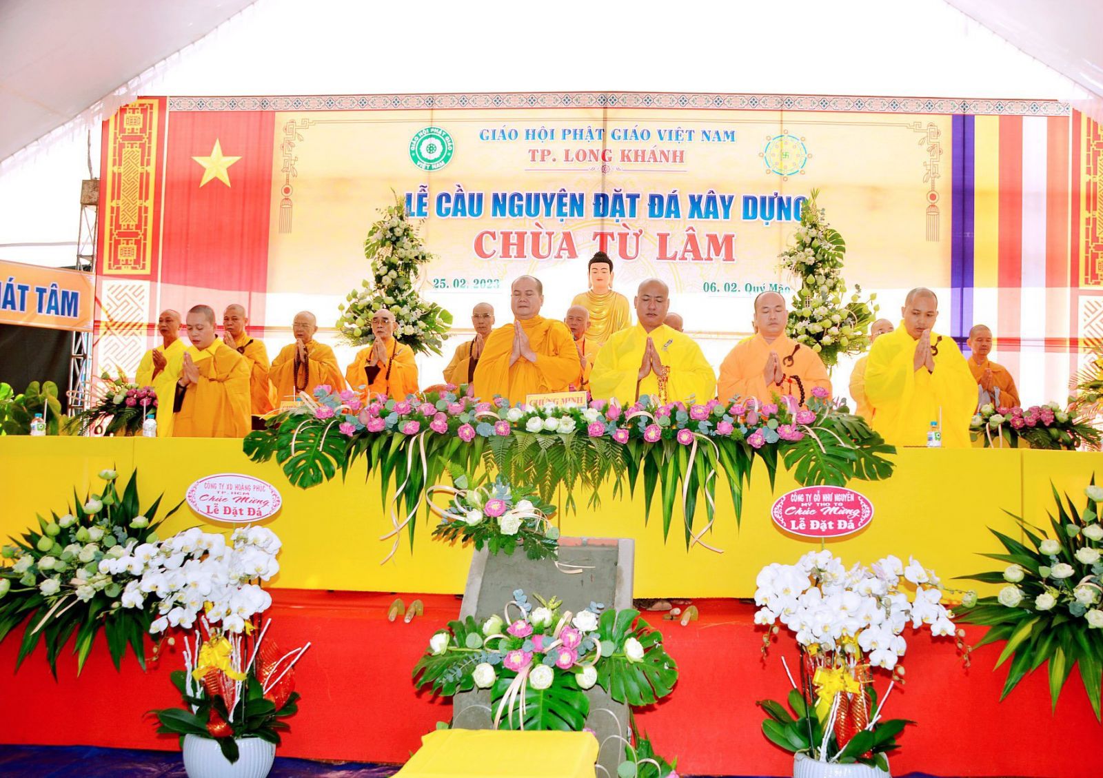 
Đồng Nai: Lễ Đặt đá trùng tu chùa Từ Lâm tại thành phố Long Khánh 
