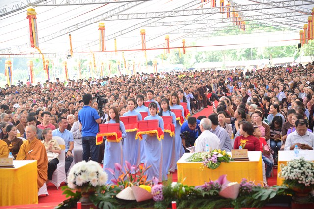 Hà Nam: Đại lễ Vu Lan Báo Hiếu và khánh thành Đại hùng Bảo điện chùa Địa Tạng Phi Lai
