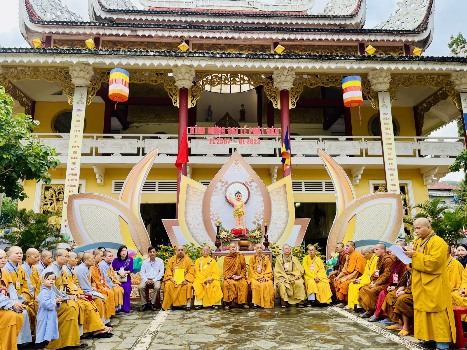 Tân Phú: Ban Trị sự GHPGVN huyện long trọng tổ chức Đại lễ Phật Đản Phật lịch 2567