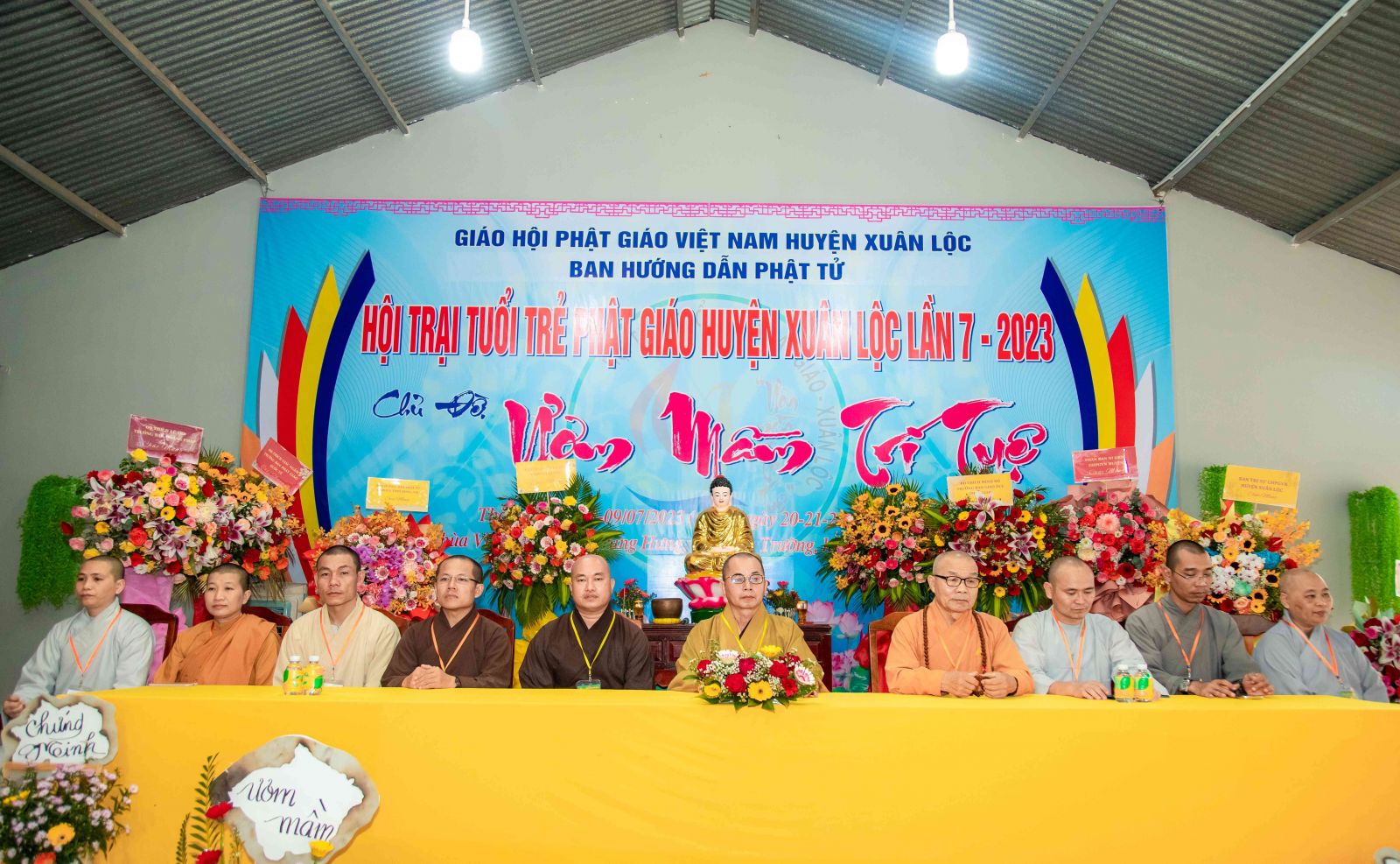 Đồng Nai: Lễ Bế mạc Hội trại tuổi trẻ Phật giáo huyện Xuân Lộc, chủ đề: “Ươm mầm trí tuệ” lần 7, năm 2023