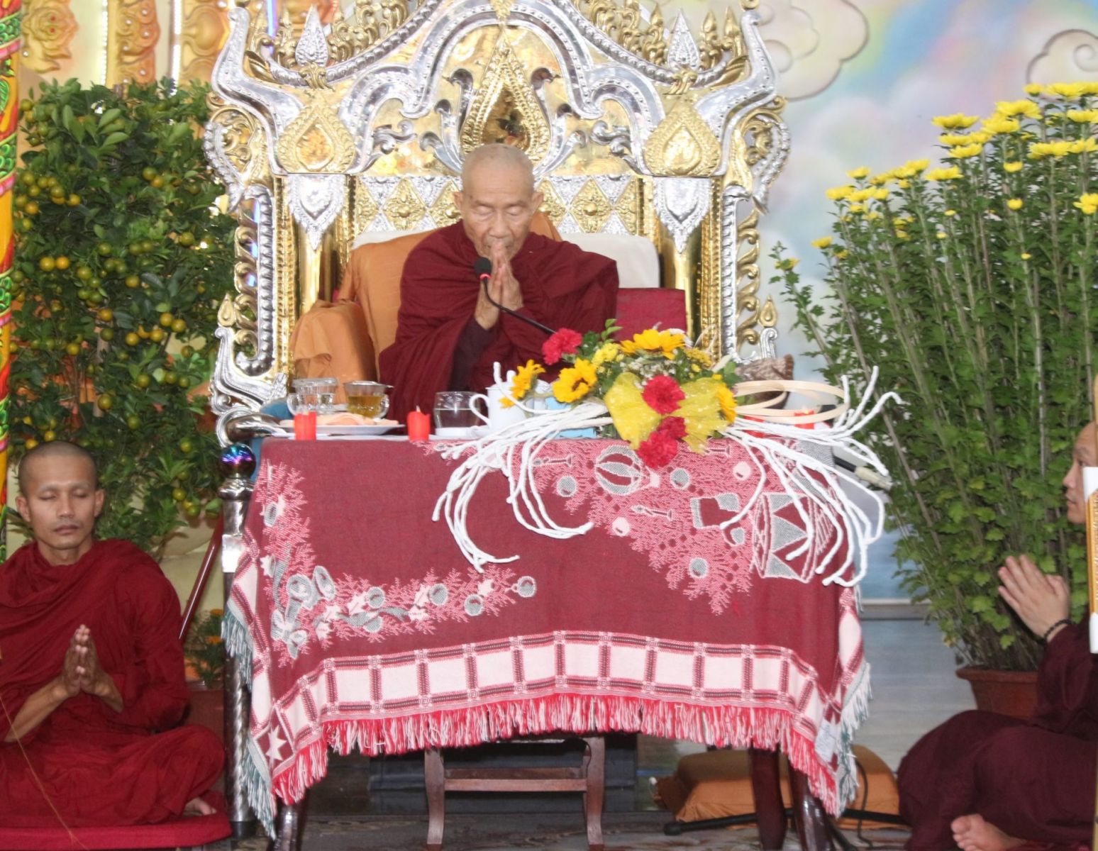 Đồng Nai: Thiền viện Phước Sơn trang nghiêm lễ tri ân khánh tuế Đại lão Hòa thượng Thiền sư Kim Triệu