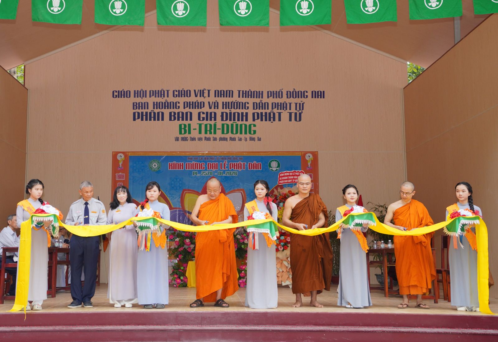 BTP. ĐỒNG NAI: PHÂN BAN GĐPT TRANG NGHIÊM TỔ CHỨC ĐẠI LỄ PHẬT  ĐẢN P 2570 VÀ KHÁNH THÀNH VĂN PHÒNG BHD PHÂN BAN.
