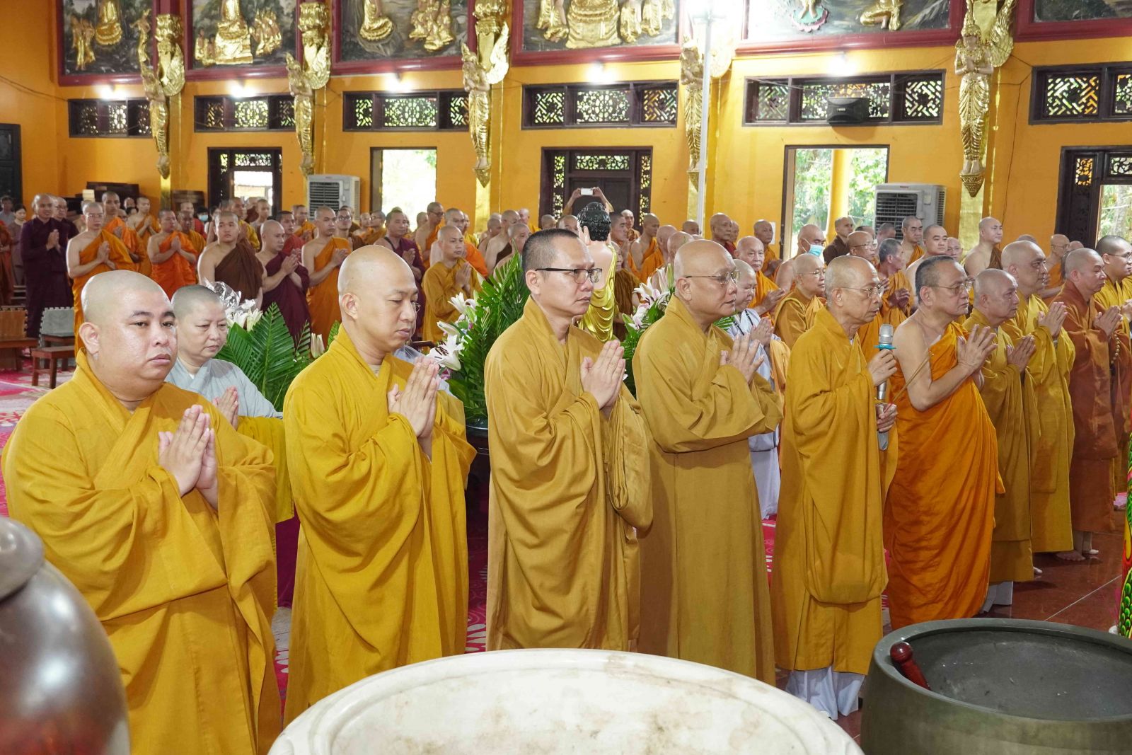 Biên Hòa: Ban Trị sự GHPGVN tỉnh thăm trường hạ Thiền viện Phước Sơn – Tp. Biên Hòa.
