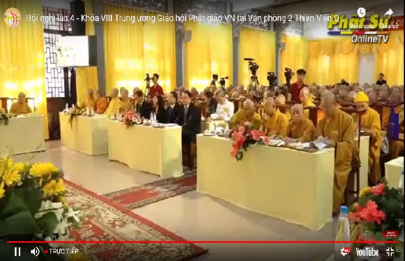 Trực tiếp: Hội nghị lần 4 – Khóa VIII Trung ương Giáo hội Phật giáo Việt Nam tại Văn phòng 2 Thiền Viện Quảng Đức (TP.HCM)
