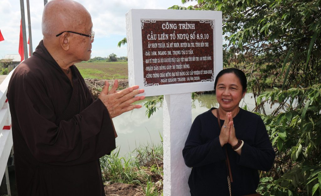 Bến Tre: Lễ khánh thành cầu nông thôn, công trình chào mừng Đại hội Đảng các cấp nhiệm kỳ 2020-2025
