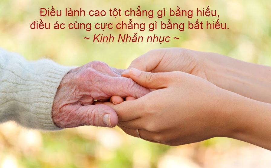 Có hiếu với mẹ cha tức là kính Phật
