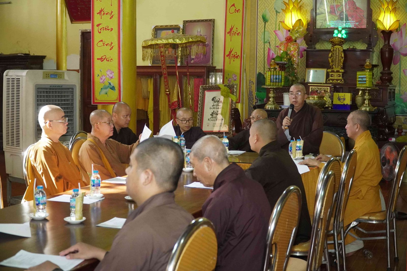 Vĩnh Cửu: Ban Trị sự GHPGVN huyện tổ chức Phiên họp triển khai kế hoạch Đại lễ Phật Đản và An cư Kiết hạ PL. 2567 – DL. 2023.