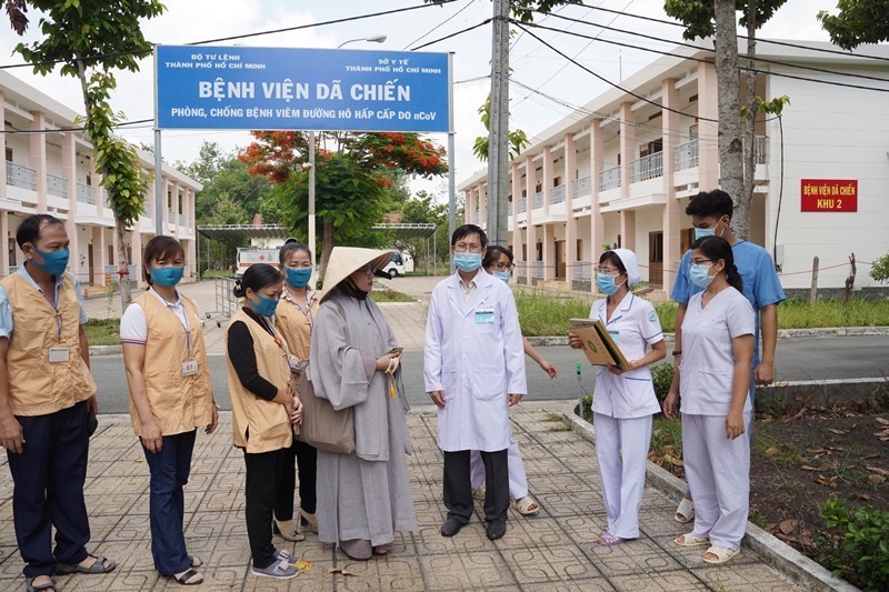 TP.HCM: Phật giáo Việt Nam tại Hàn Quốc ủng hộ công tác phòng, chống dịch Covid-19 tại Bệnh viện dã chiến huyện Củ Chi
