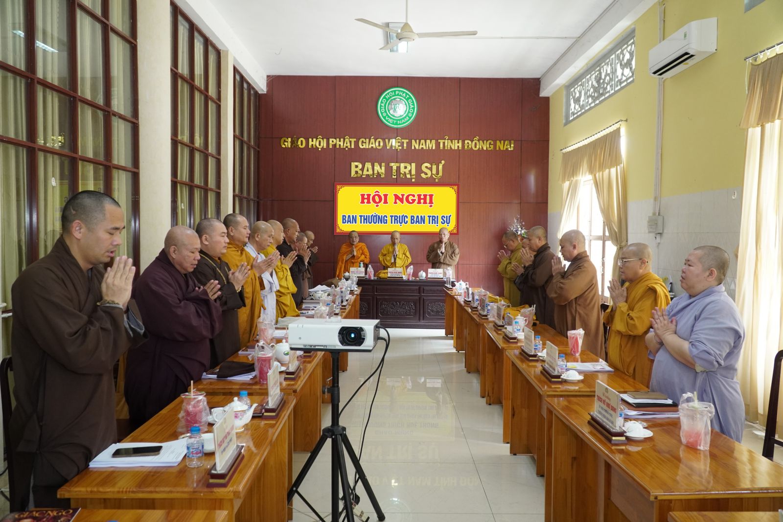 Đồng Nai: Thường trực Ban Trị sự GHPGVN tỉnh tổ chức Phiên họp Thường trực triển khai công tác tổ chức Đại lễ Phật đản và An cư Kiết hạ năm 2023.